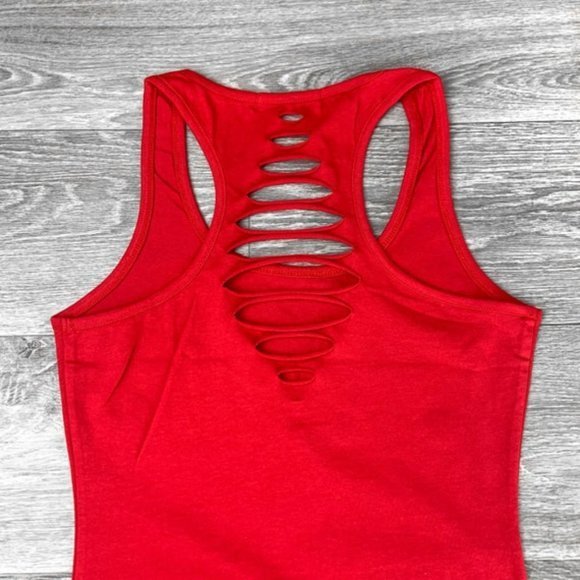 Red San Francisco 49ers Bodysuit, 49ers, Women's San Francisco 49ers Shirts - Picture 2 of 4